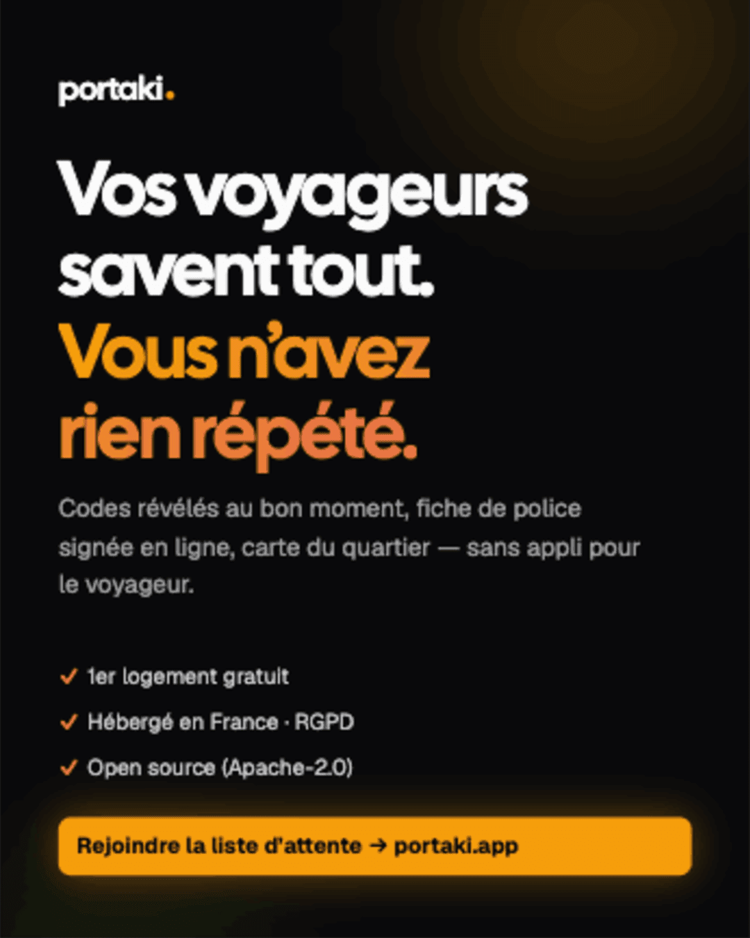 Visuel vertical 1080×1350 pour le feed, fond sombre